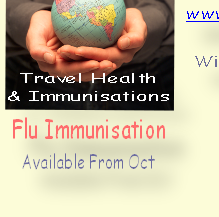 Flu Immunisation
Available From Oct