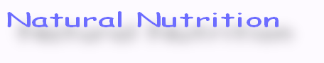Natural Nutrition